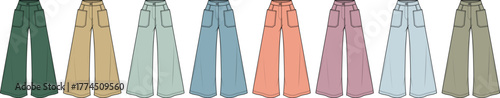 Wide Leg Pants in Multiple Colors Fashion and Style