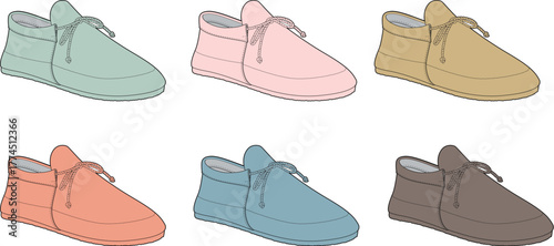 Stylish Moccasins in Various Colors Versatile and Comfortable Footwear Choices