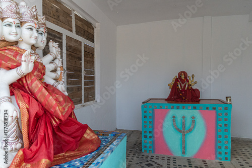 Hinduistischer Tempel Ganga Yamuna Maha Kali Mandir in Belle Mare Mauritius