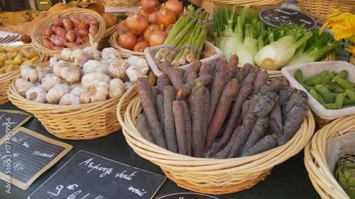 Fresh Vegetables at the Provence Market