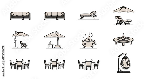 outdoor furniture set lounge sets and patio dining arrangements for backyard relaxation and stylish outdoor living spaces in summer