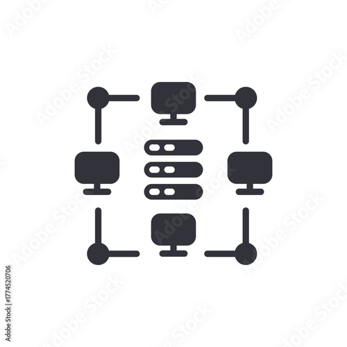 Network Communication Connected Devices Digital Connection