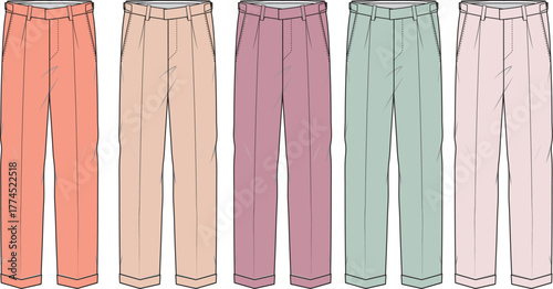 Colorful Casual Pants Collection Fashionable and Comfortable Trousers