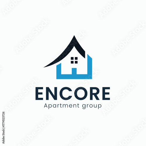 E letter vector Logo design  for construction, home, real estate, building, property.
