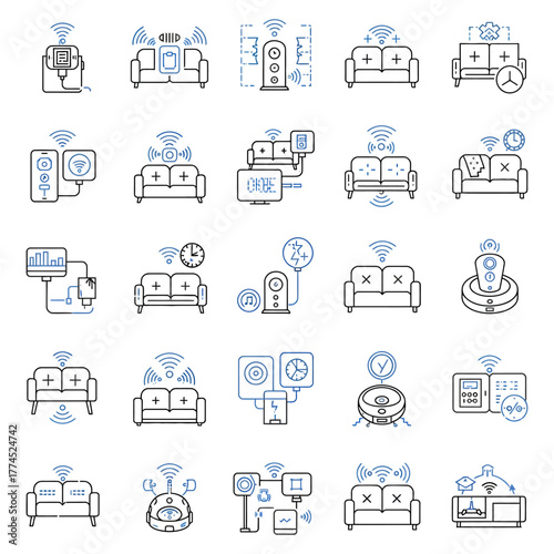 smart home automation controlling devices and systems from a connected hub providing convenience and efficiency in a modern living space using iot tech