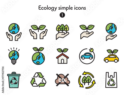 シンプルアイコン集 エコ