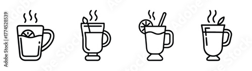 Cozy hot toddy illustration vector art