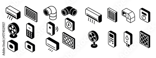Isometric AC Icons