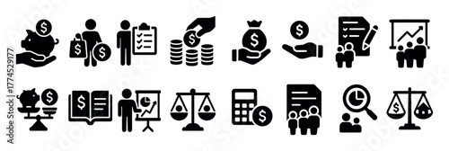 Family Budgeting Icons
