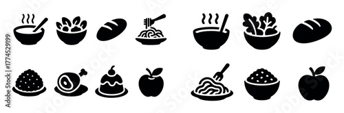 Workplace Cafeteria Icons