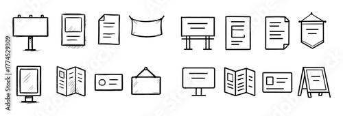 Advertising Icons Grid