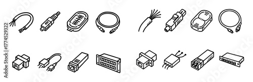 Fiber Optic Icons