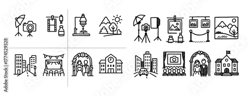 Photography Icon Grid