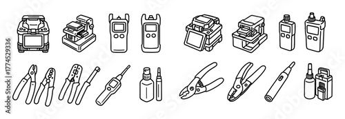 Fiber Optic Tools Icons
