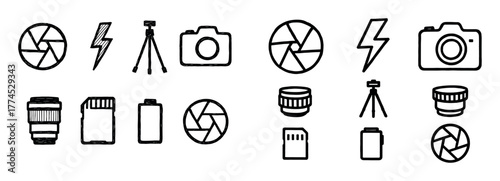 Photography Icons Grid