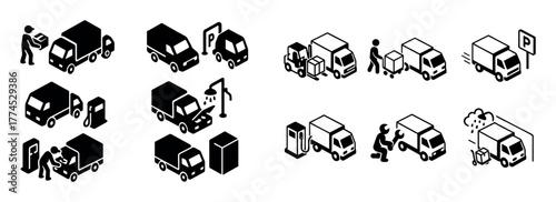 Truck Activity Icons
