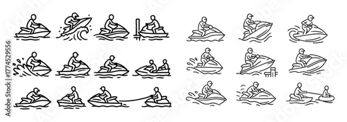 Jet Ski Icons