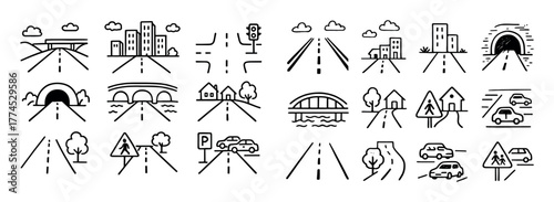 Road Speed Control Icons