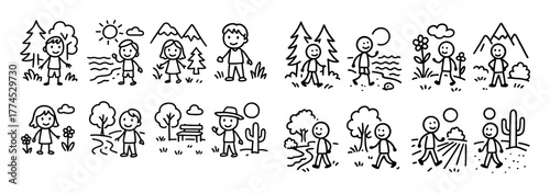 Nature Doodle Icons