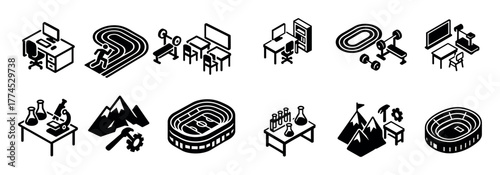 Isometric Determination Icons