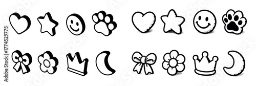 Isometric Soft Toy Icons