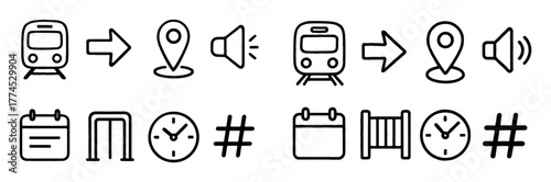 Railway Station Doodles