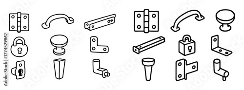 Furniture Fittings Doodles