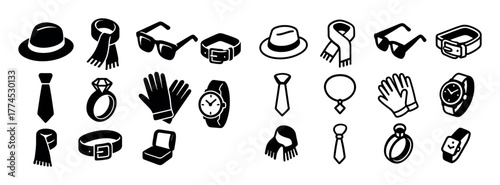 Isometric Fashion Icons