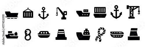 Cargo Ship Icons