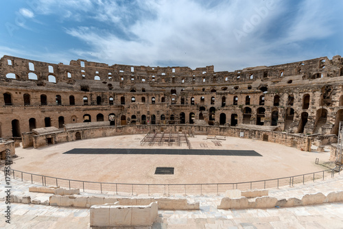 Slika na platnu Amphitheatre of El Jem in Tunisia