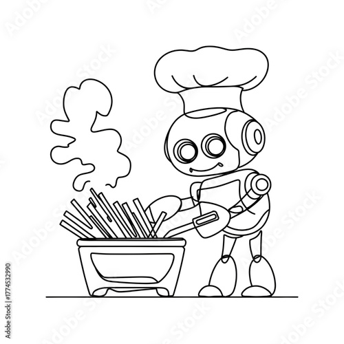 cook with a tray of food