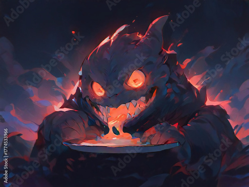 A monster that eats scary dreams