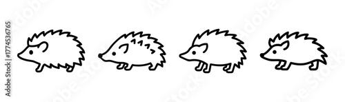 Charming hedgehog illustration vector art scalable cute animal graphic