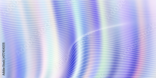 Light BLUE vector background with straight lines. Shining colored illustration with sharp stripes.