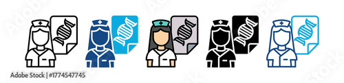 Genetic Counseling multiple icon