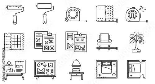 interior design concept visualizing furniture layout floor plans and color schemes for renovation projects ideal for home decor blogs design consultations