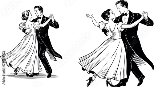 Outline Icon Set of Musical Instruments and Studio Equipment - Guitars, Drums, and Speaker Vector