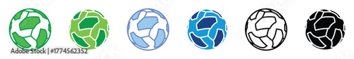World Cup 2018 Football Ball Icon Vector Design