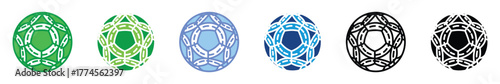 World Cup 1990 Football Ball Icon Vector Design