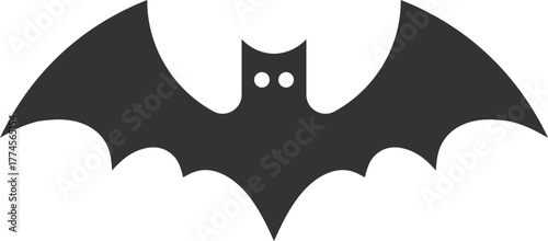 Halloween bat icon design