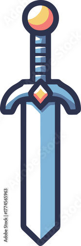 シンプルな剣のアイコン