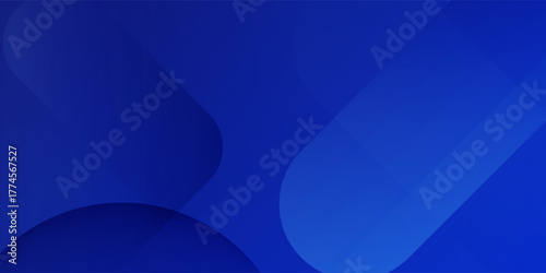 Abstract blue background with glowing geometric lines. Modern blue gradient square shape design. Modern creative trendy design in vector illustration