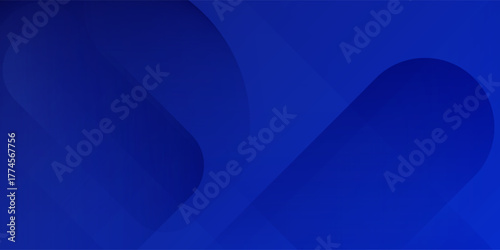 Abstract blue background with glowing geometric lines. Modern blue gradient square shape design. Modern Trendy design in Vector Illustration