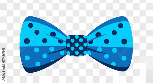 bow on a blue background