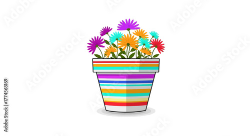colorful plastic cups