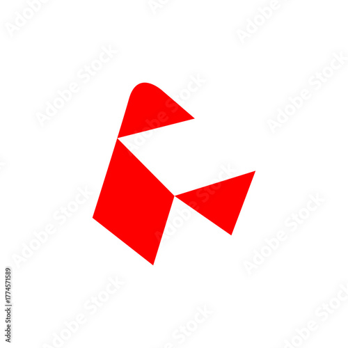 red paper plane, box and plane icon, paper logo, plane logo, travel logo, ecommerce logo, abstract logo