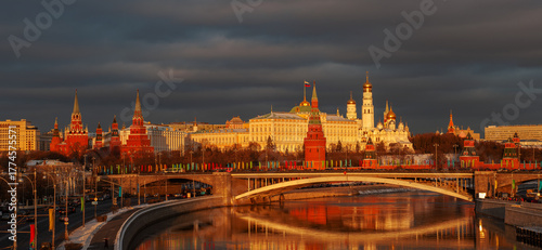 Fotografie Grand Kremlin Palace and Cathedrals of the Moscow Kremlin