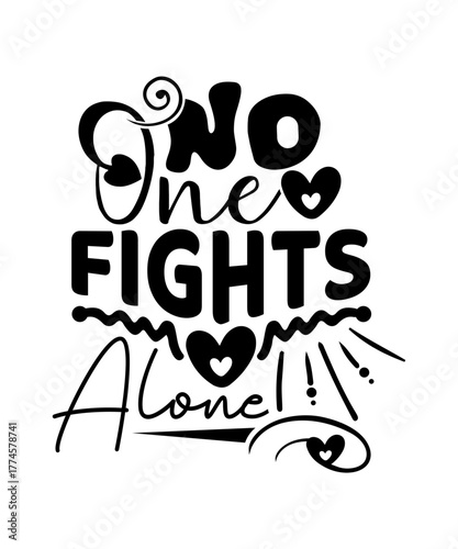 no one fights alone svg