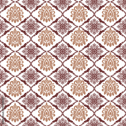 seamless damask pattern