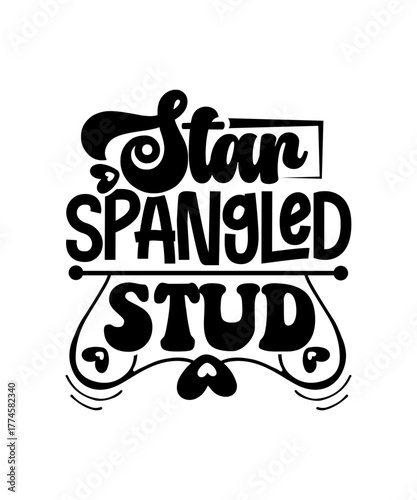 Star Spangled Stud svg